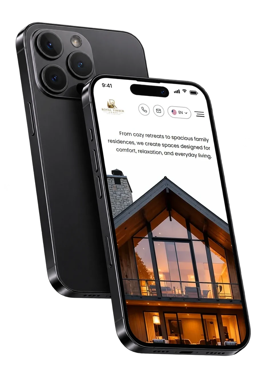 Royal Timber, перший екран на телефоні